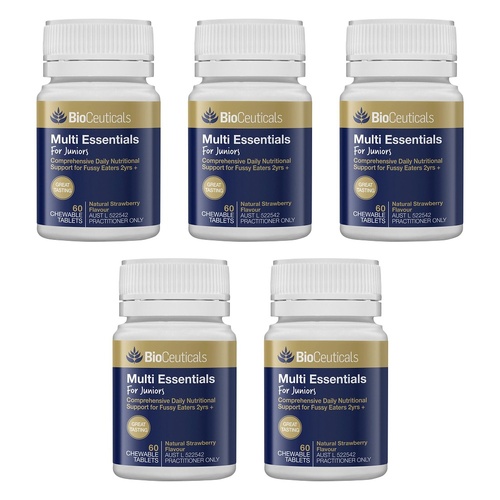 Bioceuticals Multi Essentials for Juniors 60 Tablets Pack of 5