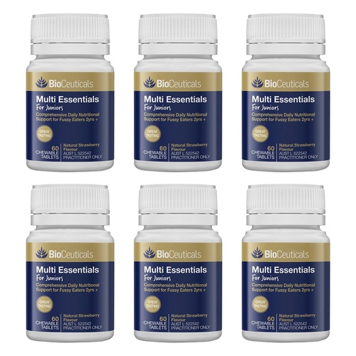 Bioceuticals Multi Essentials for Juniors 60 Tablets Pack of 6