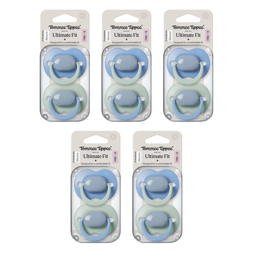 Tommee Tippee Ultimate Fit Soother 6-18 Months Pack of 5