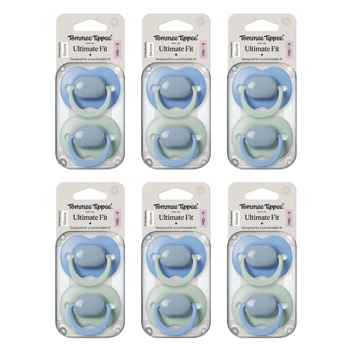 Tommee Tippee Ultimate Fit Soother 6-18 Months Pack of 6