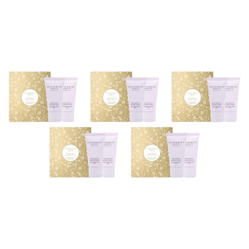 Peppermint Grove Patchouli & Bergamot Hand Wash & Cream Travel Duo Pack of 5