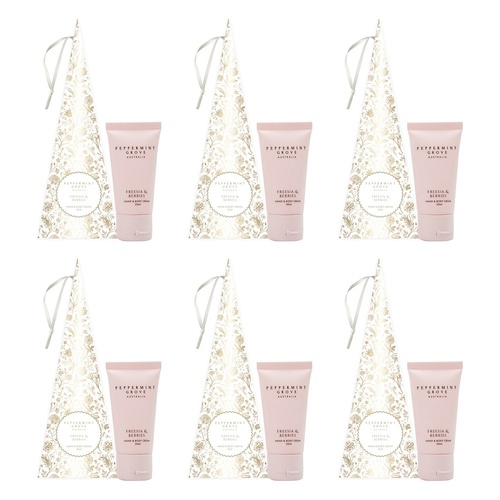 Peppermint Grove Freesia & Berries Hand Cream Decoration 30mL Pack of 6