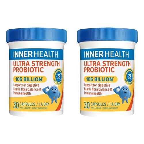 Inner Health Ultra Strength Probiotic 30 Capsules Pack of 2