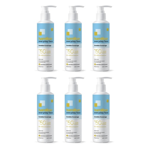 Hamilton Everyday Face Lotion SPF50+ 200g Pack of 6