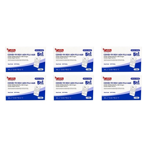 Fanttest Cellife Covid-19/RSV/ADV/Flu A&B Nasal Test Pack of 6