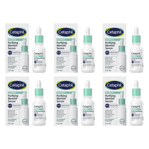Cetaphil Purifying Blemish Serum 30mL Pack of 6