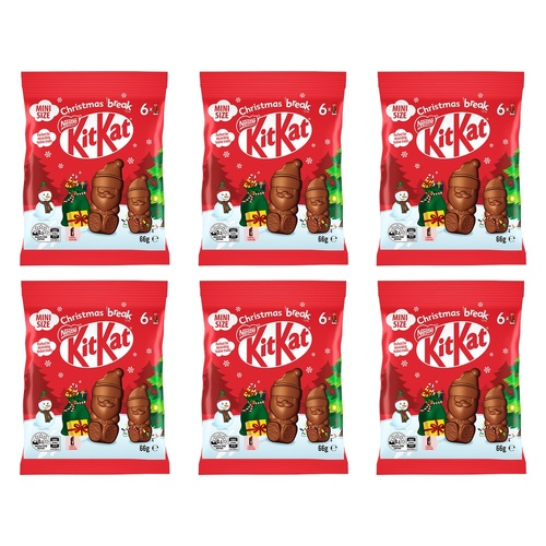 Nestle Kitkat Icon Mini Santa Sharebag 66g Pack of 6