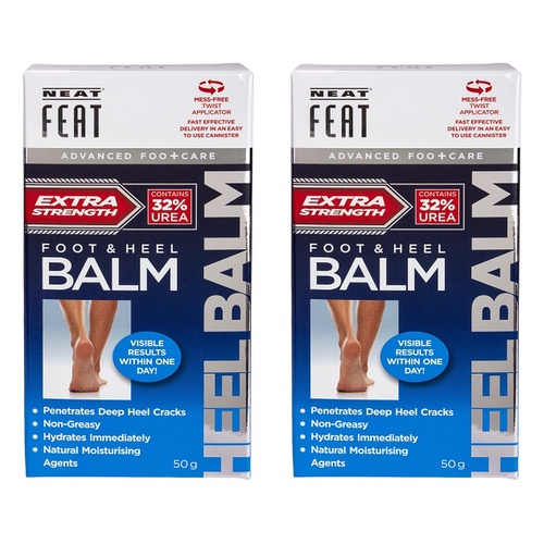 Neat Feat Heel Balm Extra Strength 50g Pack of 2