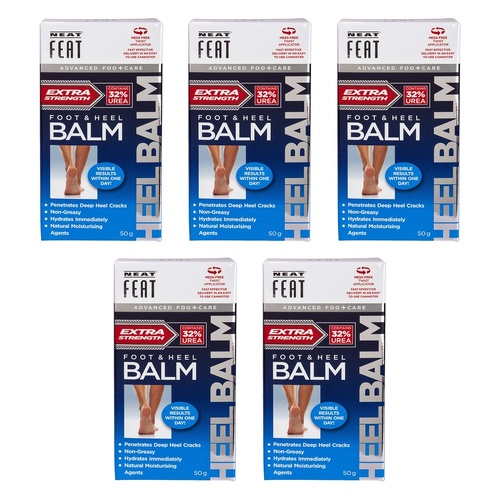Neat Feat Heel Balm Extra Strength 50g Pack of 5