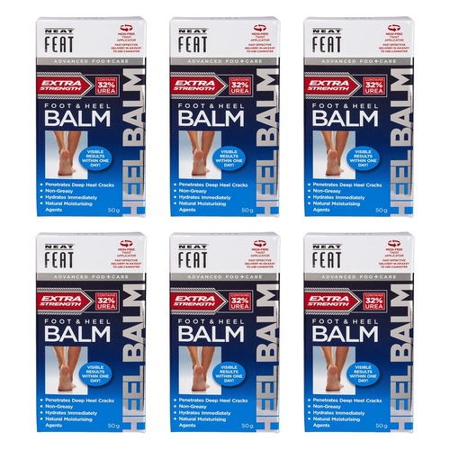 Neat Feat Heel Balm Extra Strength 50g Pack of 6