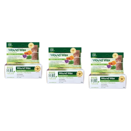 Neat Feat Natural Wound Wax Ointment 25g Pack of 3