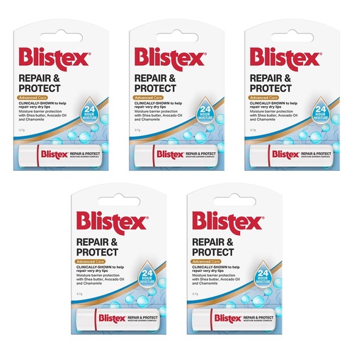 Blistex Repair & Protect Lip Balm 3.7g Pack of 5