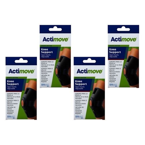 Actimove Sport Knee Wrap Universal Black Pack of 4