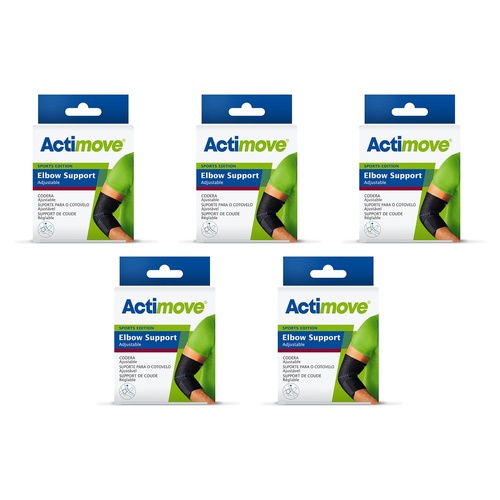 Actimove Elbow Support Universal Black Pack of 5