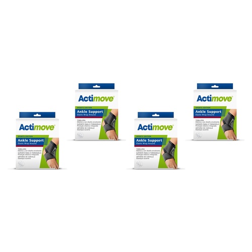 Actimove Sport Ankle Wrap Around Medium Pack of 4