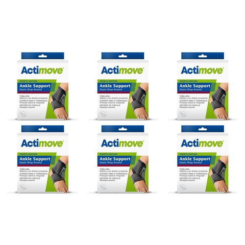 Actimove Sport Ankle Wrap Around Medium Pack of 6