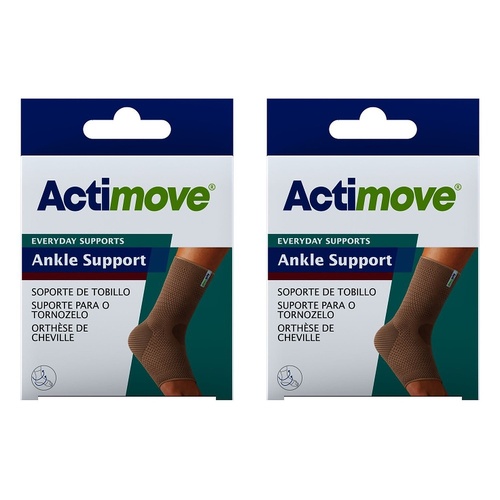 Actimove Everyday Ankle Support Small Beige Pack of 2