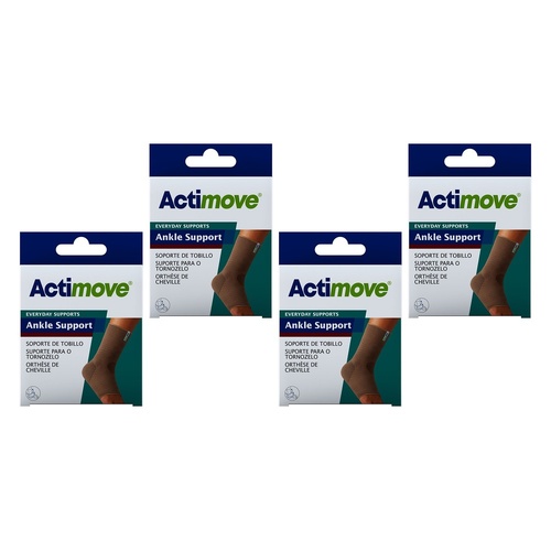 Actimove Everyday Ankle Support Small Beige Pack of 4