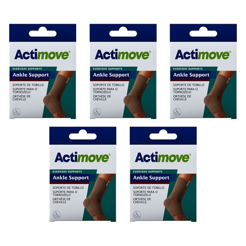 Actimove Everyday Ankle Support Small Beige Pack of 5