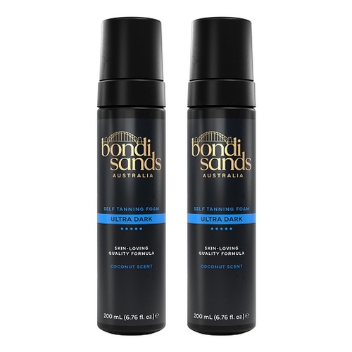 Bondi Sands Ultra Dark Self Tanning Foam 200mL Pack of 2
