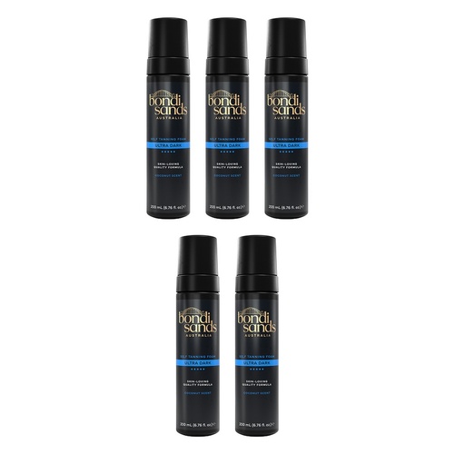 Bondi Sands Ultra Dark Self Tanning Foam 200mL Pack of 5