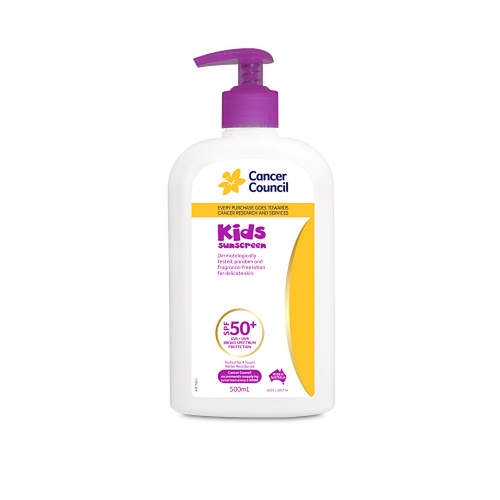 Cancer Council Kids Sunscreen Pump SPF 50+ 500mL