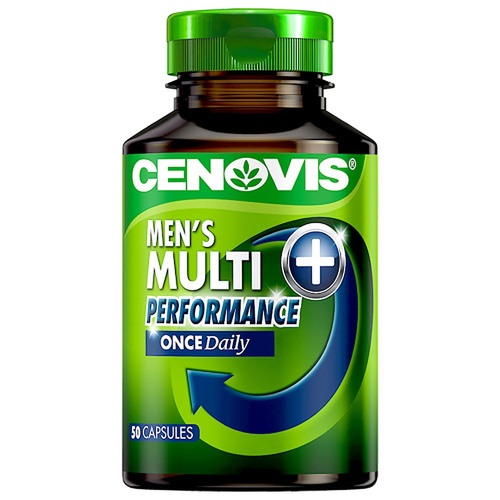 Cenovis Men's Multi + Performance 50 Capsules x 3