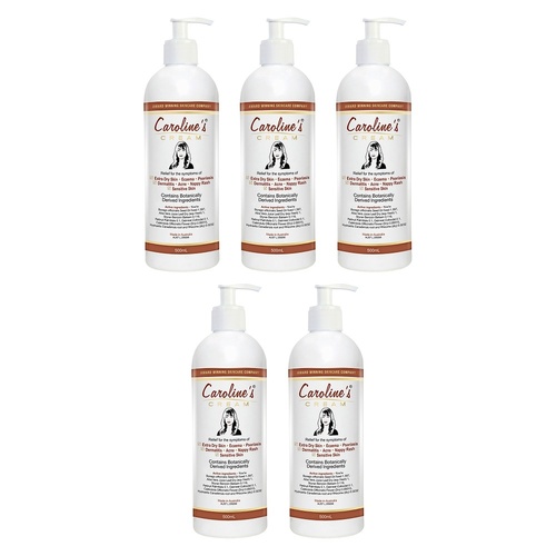 Caroline's Skincare Caroline's Cream 500mL Pack of 5