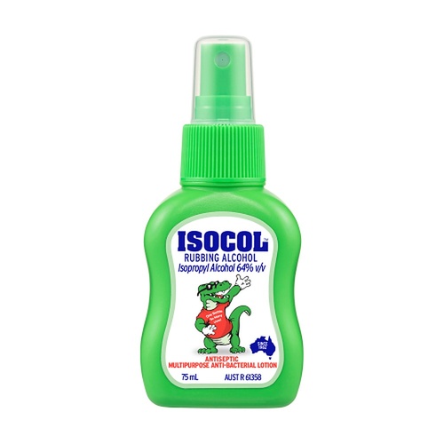 Isocol Rubbing Alcohol Antiseptic Cleanser 75mL