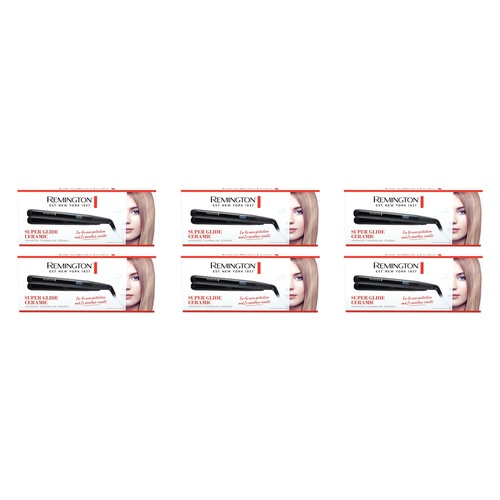 Remington Super Glide Ceramic Straightener Pack of 6