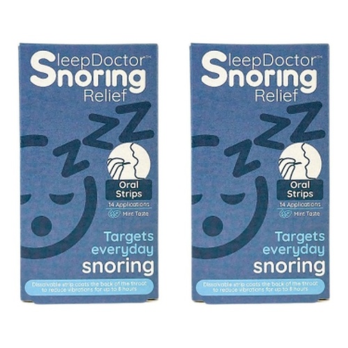 Sleep Doctor Oral Strips 14 Pack Bundle of 2