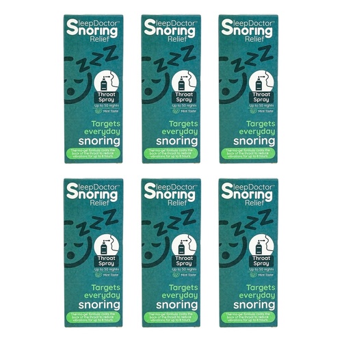 Sleep Doctor Throat Spray 23.5mL Pack of 6