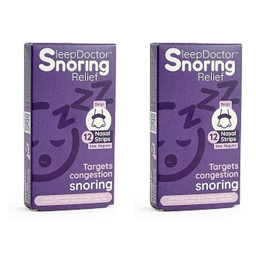 Sleep Doctor Nasal Strips Small 12 Pack Bundle of 2