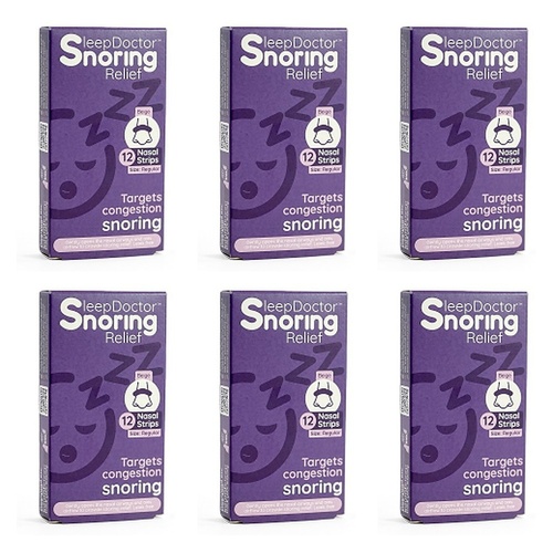 Sleep Doctor Nasal Strips Small 12 Pack Bundle of 6