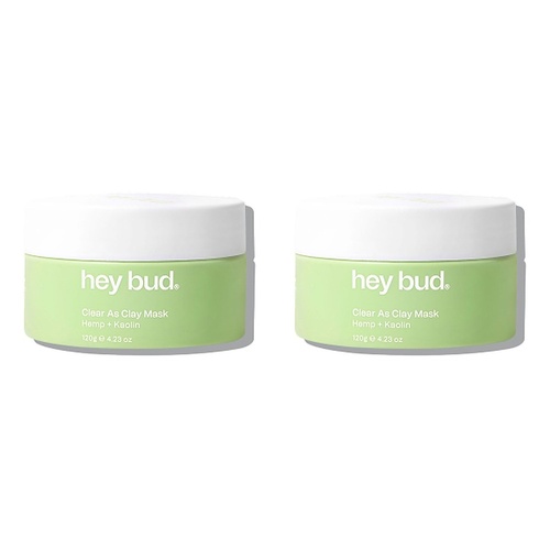 Hey Bud Hemp Clay Mask 120g Pack of 2