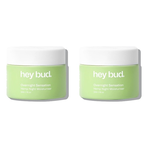 Hey Bud Hemp Night Moisturiser 50g Pack of 2
