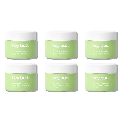 Hey Bud Hemp Night Moisturiser 50g Pack of 6