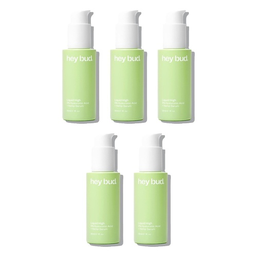Hey Bud Hyaluronic Acid + Hemp Serum 30mL Pack of 5