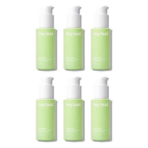 Hey Bud Hyaluronic Acid + Hemp Serum 30mL Pack of 6