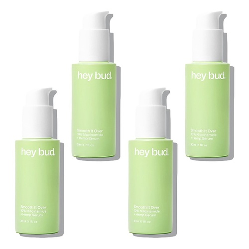 Hey Bud Niacinamide + Hemp Serum 30mL Pack of 4