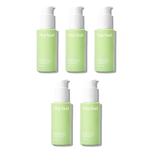 Hey Bud Niacinamide + Hemp Serum 30mL Pack of 5
