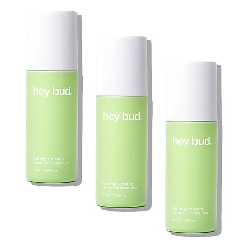 Hey Bud Hemp Gel Moisturiser 50mL Pack of 3