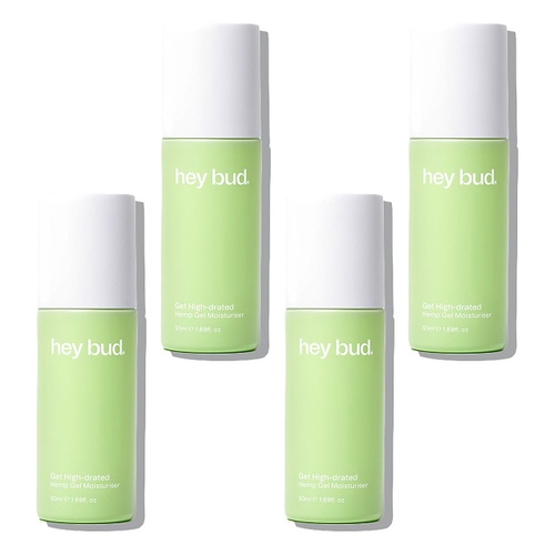 Hey Bud Hemp Gel Moisturiser 50mL Pack of 4