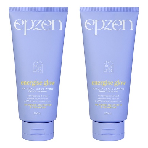 EpZen Energise Glow Body Scrub 200mL Pack of 2