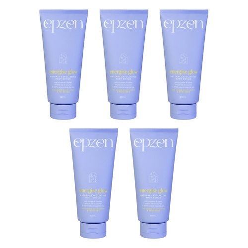EpZen Energise Glow Body Scrub 200mL Pack of 5