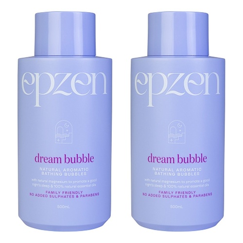 EpZen Dream Bubble Aromatic Bathing Bubbles 500mL x 3 Bundle of 2