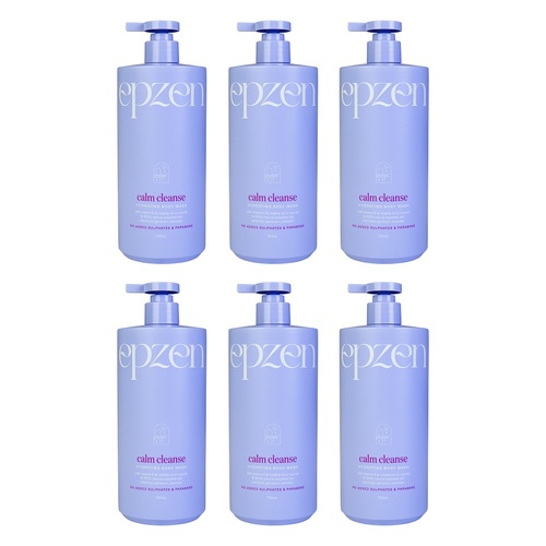 EpZen Calm Cleanse Hydrating Body Wash 750mL x 3 Bundle of 6