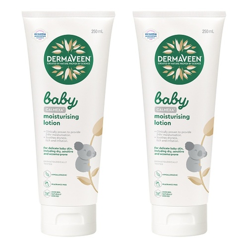 DermaVeen Baby Calmexa Moisturising Lotion 250mL x 3 Bundle of 2