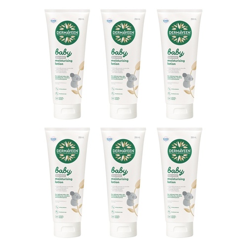 DermaVeen Baby Calmexa Moisturising Lotion 250mL x 3 Bundle of 6