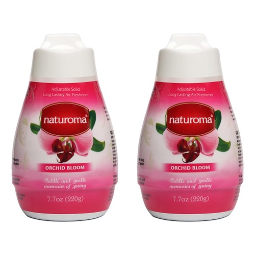 Naturoma Air Freshener Solid Gel Orchid Bloom 220g Pack of 2